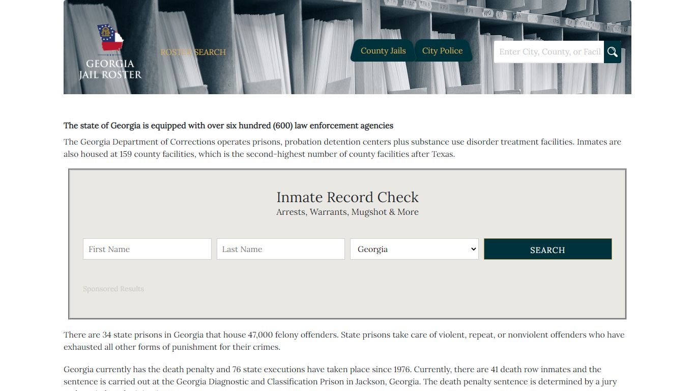 White County | Georgia Jail Inmate Search